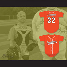 Load image into Gallery viewer, Wee Man 32 Swallows Play Ball Orange Baseball Jersey