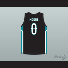Load image into Gallery viewer, Wendell Moore Jr 0 Cox Mill High School Chargers Black Basketball Jersey 2