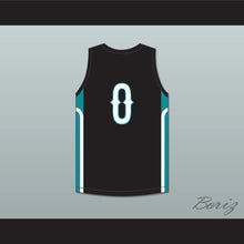 Load image into Gallery viewer, Wendell Moore Jr 0 Cox Mill High School Chargers Black Basketball Jersey 1