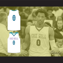 Load image into Gallery viewer, Wendell Moore Jr 0 Cox Mill High School Chargers White Basketball Jersey 1