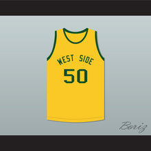 Load image into Gallery viewer, Shawn Kemp 50 West Side Elementary School Yellow Basketball Jersey