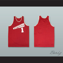 Load image into Gallery viewer, Westsiders 1 Red Rucker Park Basketball Jersey