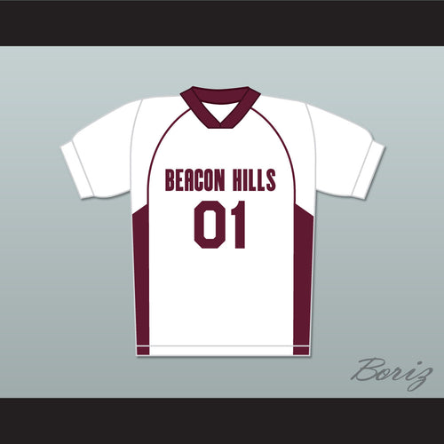 Peter Hale 01 Beacon Hills Cyclones Lacrosse Jersey Teen Wolf White Style