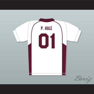 Peter Hale 01 Beacon Hills Cyclones Lacrosse Jersey Teen Wolf White Style