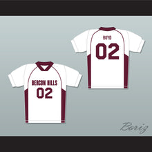 Load image into Gallery viewer, Vernon Boyd 02 Beacon Hills Cyclones Lacrosse Jersey Teen Wolf White Style