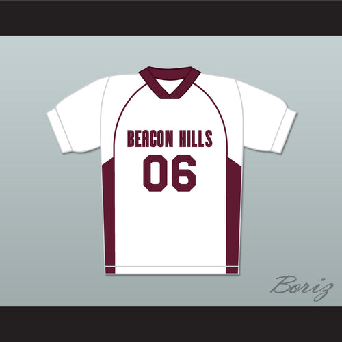 Danny Mahealani 06 Beacon Hills Cyclones Lacrosse Jersey Teen Wolf White Style