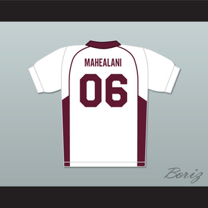 Danny Mahealani 06 Beacon Hills Cyclones Lacrosse Jersey Teen Wolf White Style