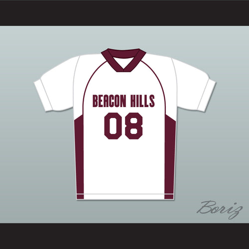 Matt Daehler 08 Beacon Hills Cyclones Lacrosse Jersey Teen Wolf White Style