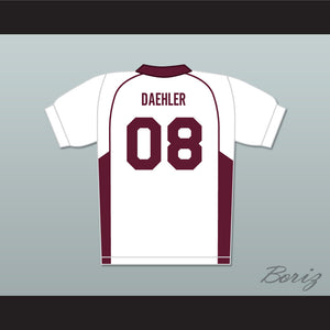 Matt Daehler 08 Beacon Hills Cyclones Lacrosse Jersey Teen Wolf White Style