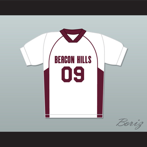 Liam Dunbar 09 Beacon Hills Cyclones Lacrosse Jersey Teen Wolf White Style
