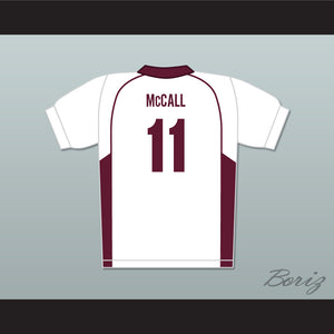Scott McCall 11 Beacon Hills Cyclones Lacrosse Jersey Teen Wolf White Style