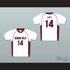 Isaac Lahey 14 Beacon Hills Cyclones Lacrosse Jersey Teen Wolf White Style