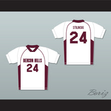 Load image into Gallery viewer, Stiles Stilinski 24 Beacon Hills Cyclones Lacrosse Jersey Teen Wolf White Style