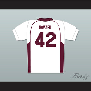 Scott Howard 42 Beacon Hills Cyclones Lacrosse Jersey Teen Wolf White Style