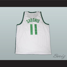 Load image into Gallery viewer, Arvydas Sabonis 11 Zalgiris Kaunas White Basketball Jersey