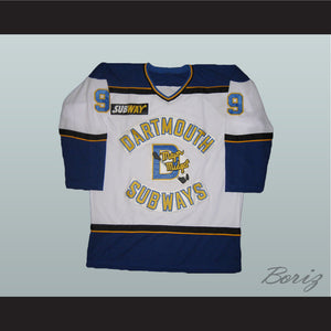 Sidney Crosby 9 Dartmouth Subways Major Midget White Hockey Jersey