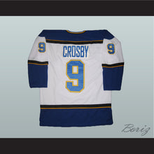 Load image into Gallery viewer, Sidney Crosby 9 Dartmouth Subways Major Midget White Hockey Jersey