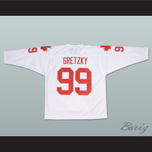 Load image into Gallery viewer, Wayne Gretzky 99 Canada Cup Hockey Jersey White