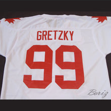 Load image into Gallery viewer, Wayne Gretzky 99 Canada Cup Hockey Jersey White