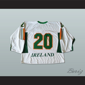 Ireland 20 White Hockey Jersey