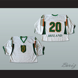 Ireland 20 White Hockey Jersey