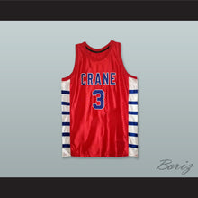 Load image into Gallery viewer, Will Bynum 3 Crane High School Cougars Red Basketball Jersey
