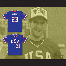 Load image into Gallery viewer, Will Clark 23 1984 USA Team Blue Baseball Jersey