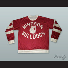 Load image into Gallery viewer, Windsor Bulldogs Maroon Hockey Jersey