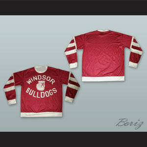 Windsor Bulldogs Maroon Hockey Jersey