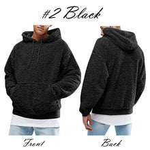 Load image into Gallery viewer, Winter Men Warm Faux Fur Teddy Bear Hoodie Hooded Sweatshirt Tops Pullover Casual Men Hooded Baggy Sweatshirt Coat Putwear