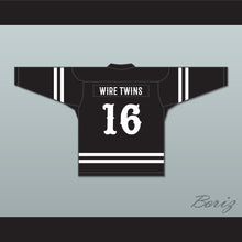 Load image into Gallery viewer, Wire Twins 16 Cenobites Black Hockey Jersey Hellraiser Series