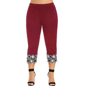 Wome Leggings 2020 Korean Black Fashion Leggings Casual Elastic Waist Large Size High Waist Applique Feet Pants Push High#JY