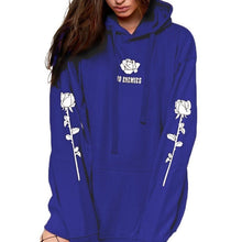 Load image into Gallery viewer, Women Autumn Hoodies Long Sleeve Hooded Fashion Sweatshirt Print Rose Floral Printed Femme Hoodies Pullover Sweatshirt Top#20