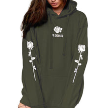 Load image into Gallery viewer, Women Autumn Hoodies Long Sleeve Hooded Fashion Sweatshirt Print Rose Floral Printed Femme Hoodies Pullover Sweatshirt Top#20