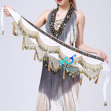 Load image into Gallery viewer, Women Belly Dance Costume Hip Scarf Performance for Oriental Belly Dancing Halloween Party Skirt Indian Bollywood Costume Belt