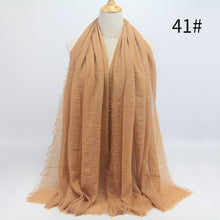 Load image into Gallery viewer, Women Islam Maxi Crinkle Cloud Hijab Scarf Shawl Muslim Long Shawl Stole Wrap