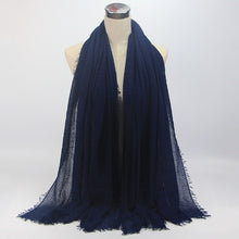 Load image into Gallery viewer, Women Islam Maxi Crinkle Cloud Hijab Scarf Shawl Muslim Long Shawl Stole Wrap