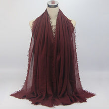 Load image into Gallery viewer, Women Islam Maxi Crinkle Cloud Hijab Scarf Shawl Muslim Long Shawl Stole Wrap