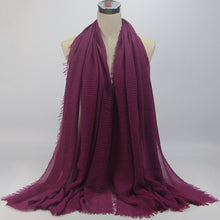 Load image into Gallery viewer, Women Islam Maxi Crinkle Cloud Hijab Scarf Shawl Muslim Long Shawl Stole Wrap