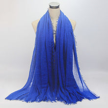 Load image into Gallery viewer, Women Islam Maxi Crinkle Cloud Hijab Scarf Shawl Muslim Long Shawl Stole Wrap
