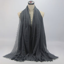 Load image into Gallery viewer, Women Islam Maxi Crinkle Cloud Hijab Scarf Shawl Muslim Long Shawl Stole Wrap