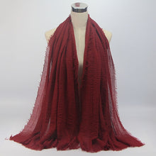 Load image into Gallery viewer, Women Islam Maxi Crinkle Cloud Hijab Scarf Shawl Muslim Long Shawl Stole Wrap