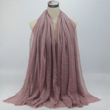 Load image into Gallery viewer, Women Islam Maxi Crinkle Cloud Hijab Scarf Shawl Muslim Long Shawl Stole Wrap