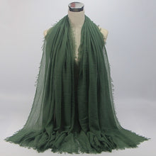 Load image into Gallery viewer, Women Islam Maxi Crinkle Cloud Hijab Scarf Shawl Muslim Long Shawl Stole Wrap