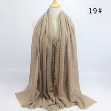 Load image into Gallery viewer, Women Islam Maxi Crinkle Cloud Hijab Scarf Shawl Muslim Long Shawl Stole Wrap