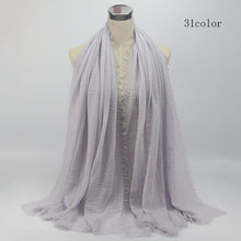 Load image into Gallery viewer, Women Islam Maxi Crinkle Cloud Hijab Scarf Shawl Muslim Long Shawl Stole Wrap