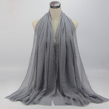 Load image into Gallery viewer, Women Islam Maxi Crinkle Cloud Hijab Scarf Shawl Muslim Long Shawl Stole Wrap