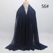 Load image into Gallery viewer, Women Islam Maxi Crinkle Cloud Hijab Scarf Shawl Muslim Long Shawl Stole Wrap