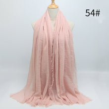 Load image into Gallery viewer, Women Islam Maxi Crinkle Cloud Hijab Scarf Shawl Muslim Long Shawl Stole Wrap