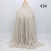 Load image into Gallery viewer, Women Islam Maxi Crinkle Cloud Hijab Scarf Shawl Muslim Long Shawl Stole Wrap